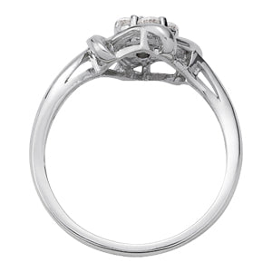 Diamond Love Knot Fashion Ring · 0.21 ct tw