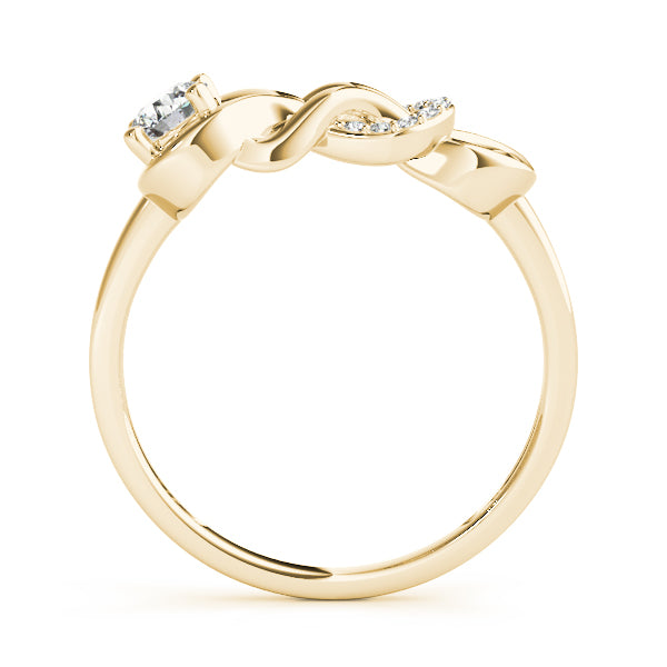 Round Diamond Love Knot Fashion Ring · 0.25 ct tw