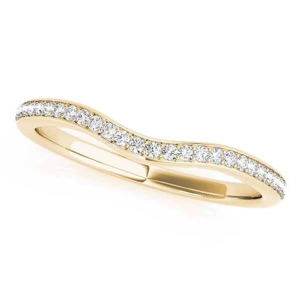 Curved Diamond Wedding Band · 0.25 ct tw