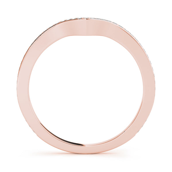 Curved Diamond Wedding Band · 0.22 ct tw