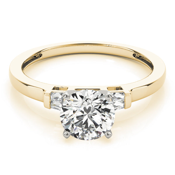 Baguette Fancy Shape Diamond Engagement Ring · 0.12 ct tw