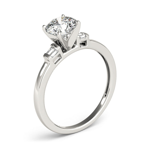 Baguette Fancy Shape Diamond Engagement Ring · 0.12 ct tw