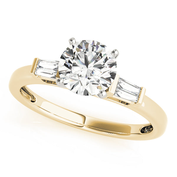 Baguette Fancy Shape Diamond Engagement Ring · 0.12 ct tw