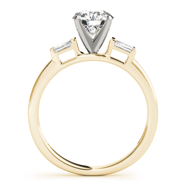 Baguette Fancy Shape Diamond Engagement Ring · 0.12 ct tw