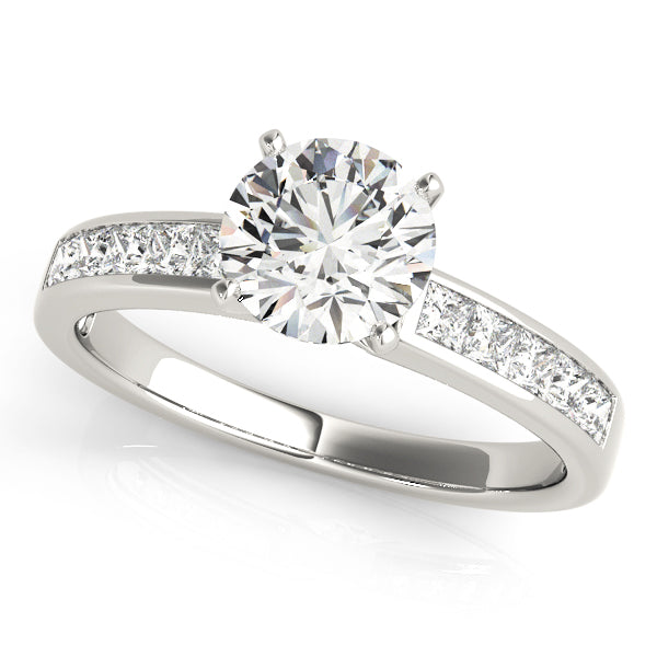 Princess Fancy Shape Diamond Engagement Ring · 0.40 ct tw