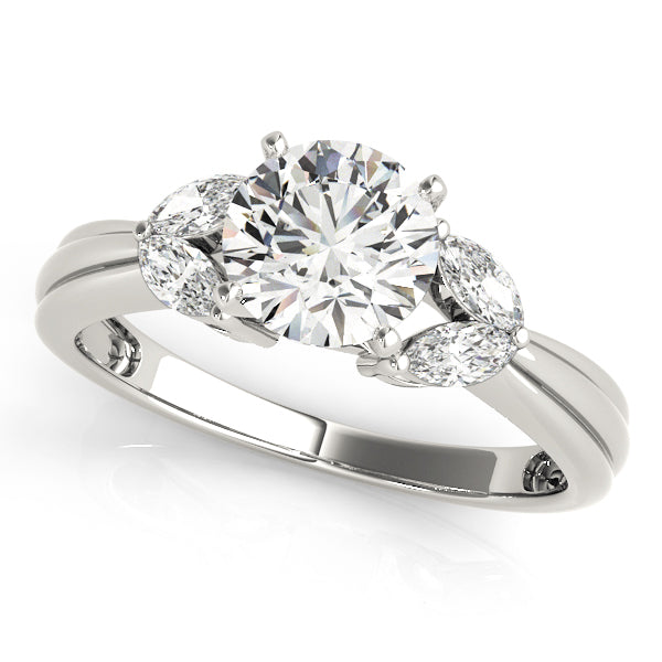 Marquise Fancy Shape Diamond Engagement Ring · 0.28 ct tw