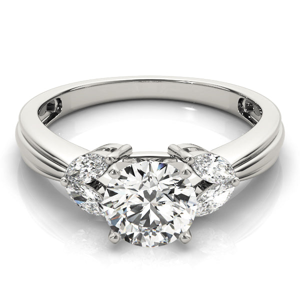 Marquise Fancy Shape Diamond Engagement Ring · 0.28 ct tw