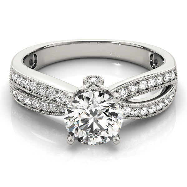 Round Multi-Row Diamond Engagement Ring · 1.32 ct tw
