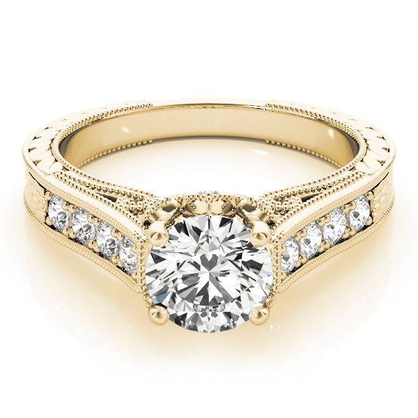 Round Single Row Prong Set Diamond Engagement Ring · 1.58 ct tw