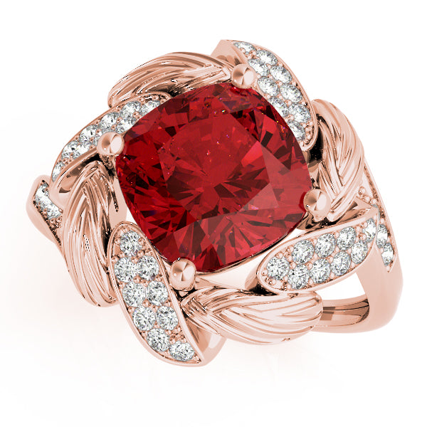 Cushion Princess Gemstone Fashion Ring · 0.21 ct tw