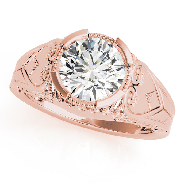 Round Antique Diamond Engagement Ring · 1.50 ct tw
