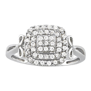 Diamond Cluster Fashion Ring · 0.41 ct tw