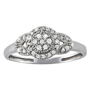 Diamond Cluster Fashion Ring · 0.24 ct tw