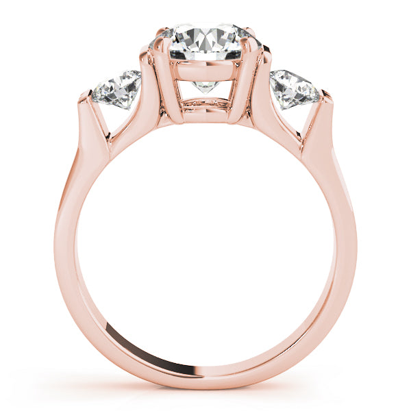 Round Three-Stone Diamond Engagement Ring · 2.00 ct tw