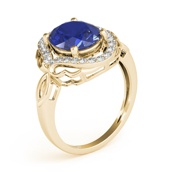 Oval Gemstone Fashion Ring · 0.21 ct tw