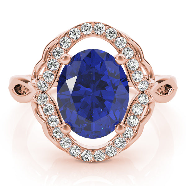 Oval Gemstone Fashion Ring · 0.21 ct tw