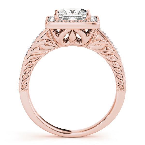 Square Halo & Cushion Diamond Fashion Ring · 1.65 ct tw