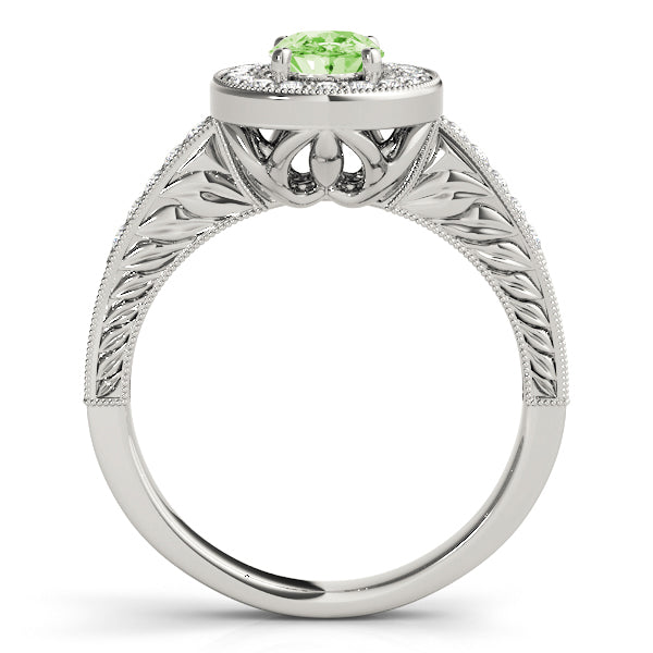 Oval Halo Diamond Fashion Ring · 0.28 ct tw