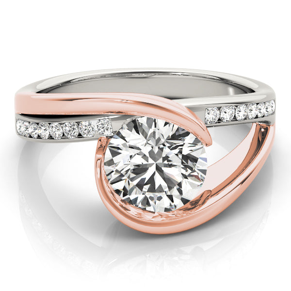 Round Bypass Diamond Engagement Ring · 1.19 ct tw