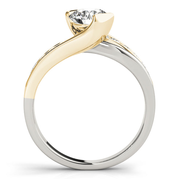 Round Bypass Diamond Engagement Ring · 1.00 ct tw