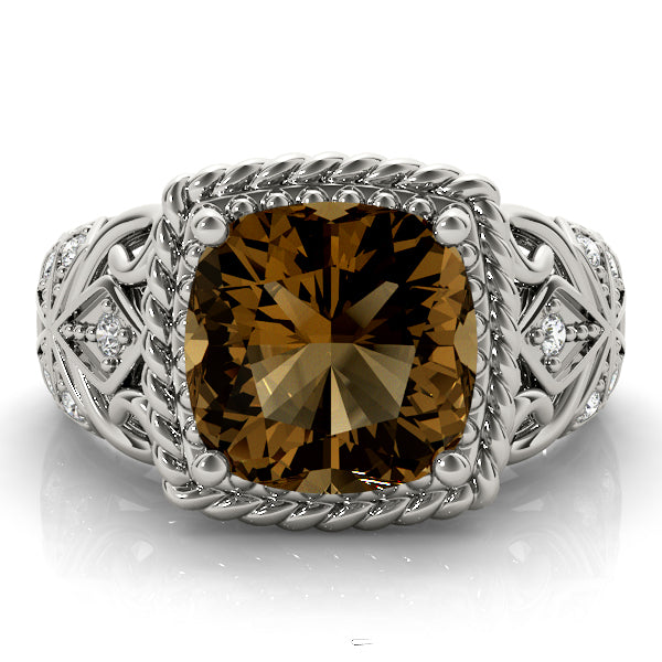 Cushion 9mm Diamond Fashion Ring · 0.08 ct tw
