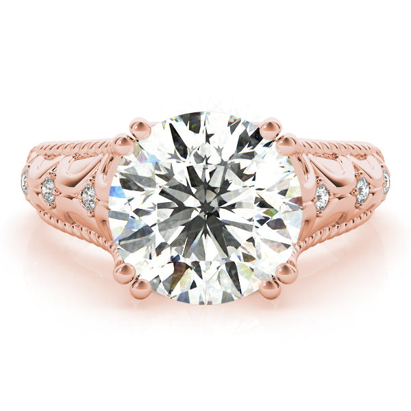 Round 10mm Shank Design Diamond Fashion Ring · 3.55 ct tw
