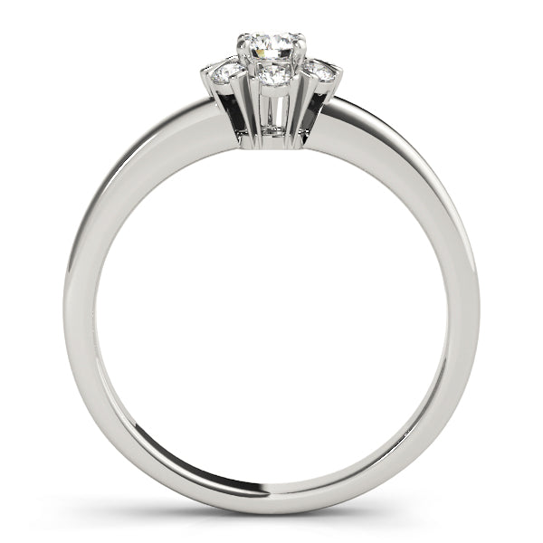 Round Cluster Split Prongs Diamond Ring · 0.26 ct tw