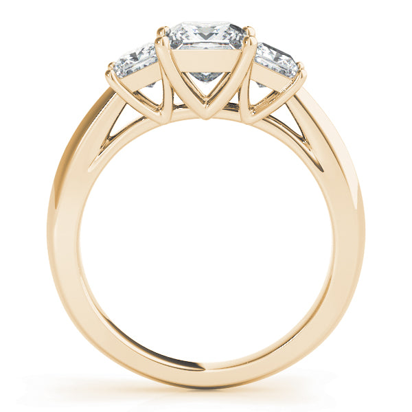 Square Three-Stone Princess Cut Diamond Engagement Ring · 1.27 ct tw