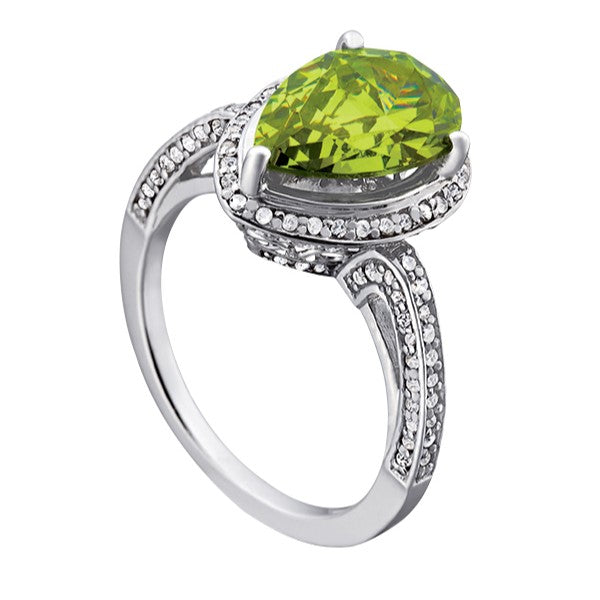 Pear Gemstone Fashion Ring · 0.55 ct tw