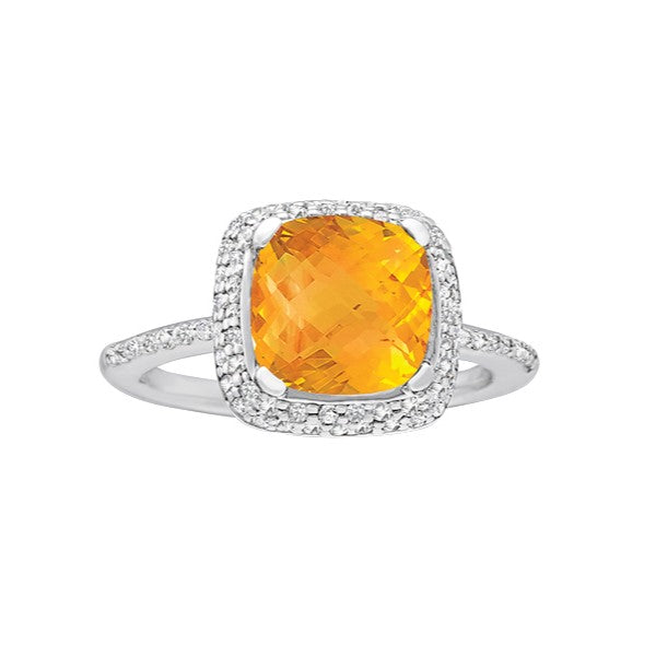 Cushion Princess Gemstone Fashion Ring · 0.43 ct tw