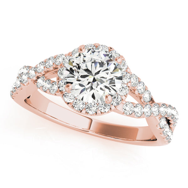 Round Halo Diamond Engagement Ring · 1.47 ct tw