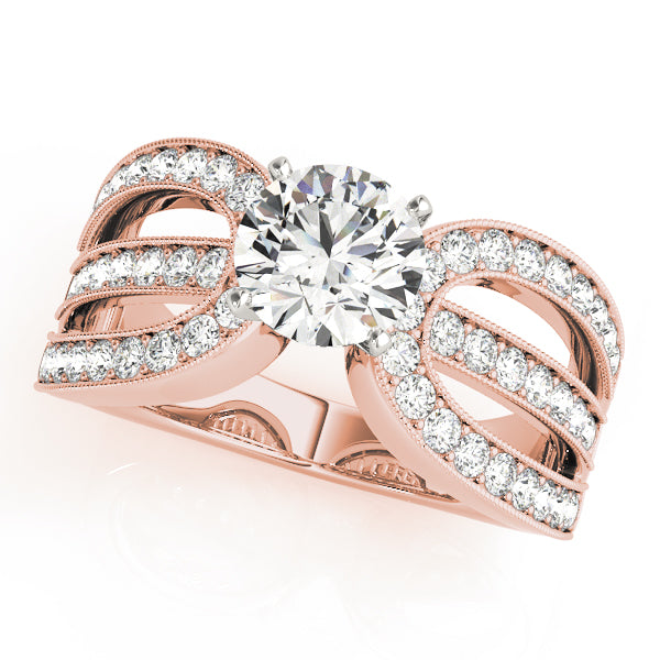 Multi-Row Diamond Engagement Ring · 0.52 ct tw
