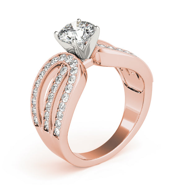 Multi-Row Diamond Engagement Ring · 0.52 ct tw