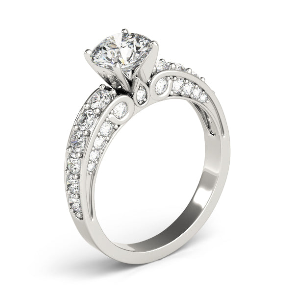 Multi-Row Diamond Engagement Ring · 0.50 ct tw
