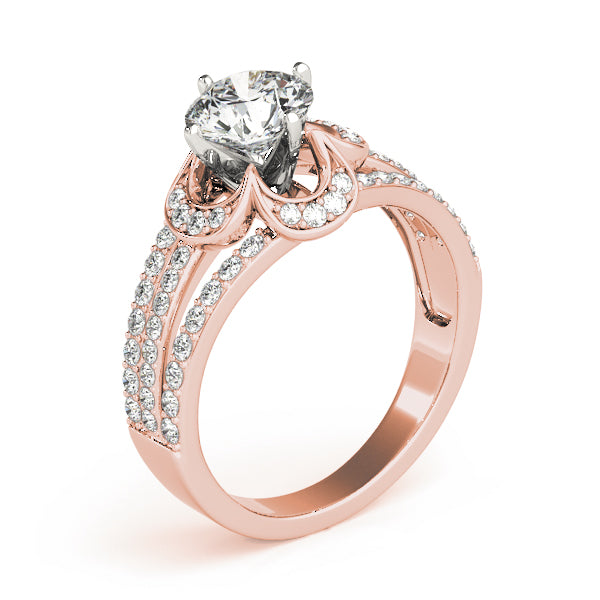 Multi-Row Diamond Engagement Ring · 0.58 ct tw