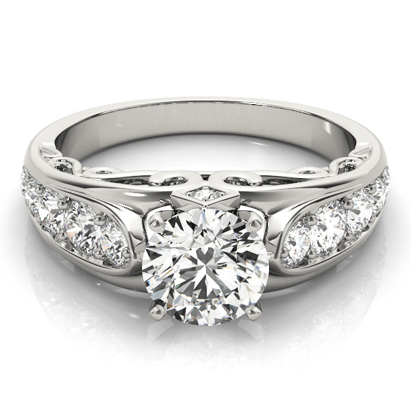Single Row Prong Set Diamond Engagement Ring · 0.48 ct tw