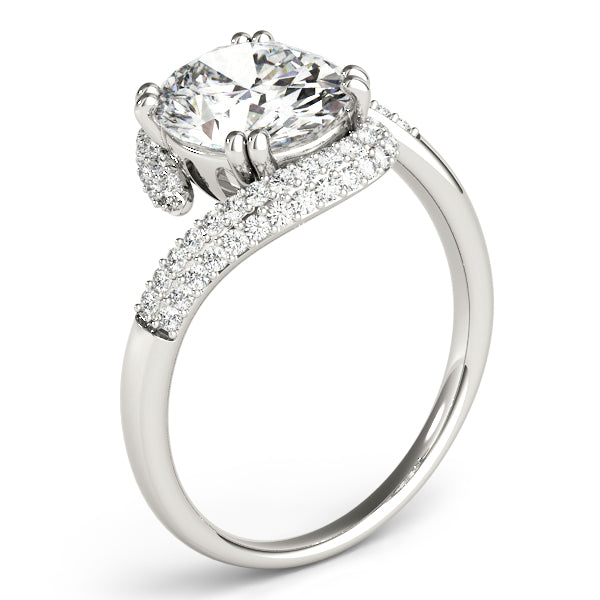 Oval 10x8 Diamond Engagement Ring · 0.26 ct tw