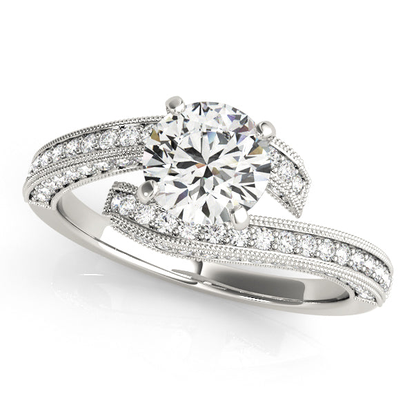 Bypass Diamond Engagement Ring · 0.56 ct tw