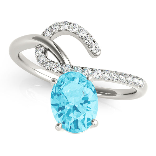 Oval 8x6 Diamond Ring · 0.18 ct tw