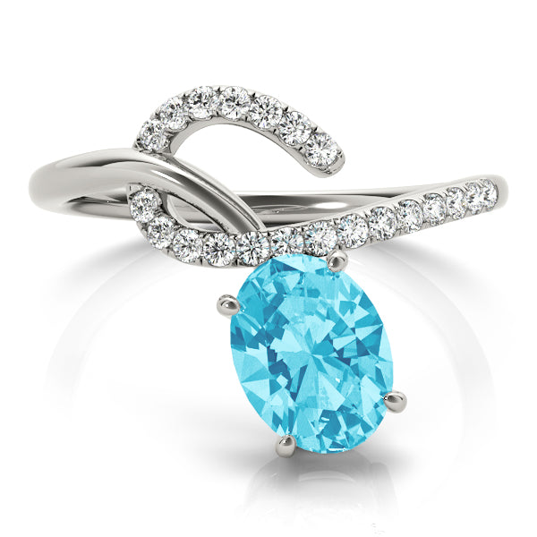 Oval 8x6 Diamond Ring · 0.18 ct tw