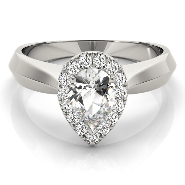 Pear Diamond Solitaire Engagement Ring · 0.15 ct tw