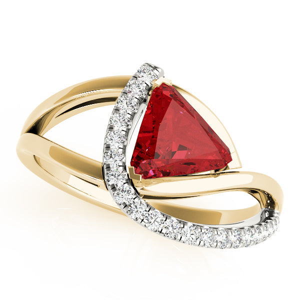 Trillion 7x7 Diamond Ring · 0.21 ct tw