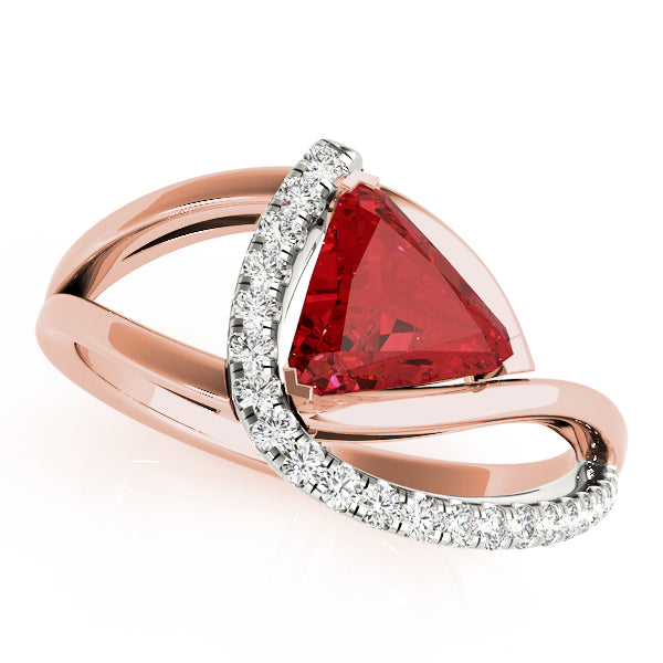 Trillion 7x7 Diamond Ring · 0.21 ct tw
