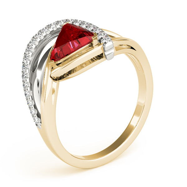 Trillion 7x7 Diamond Ring · 0.21 ct tw