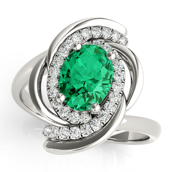 Oval 8x6 Diamond Ring · 0.16 ct tw