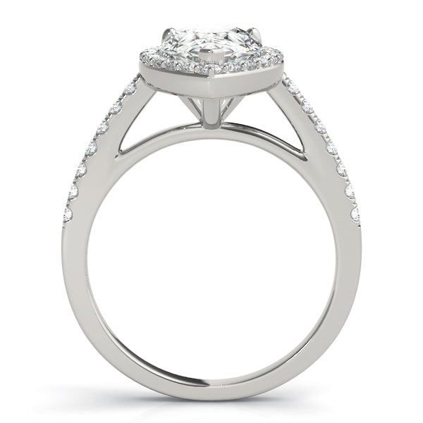 Pear Shape Halo Diamond Fashion Ring · 0.34 ct tw