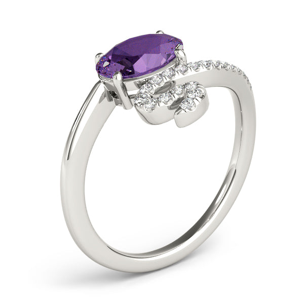 Oval 8x6 Diamond Ring · 0.16 ct tw