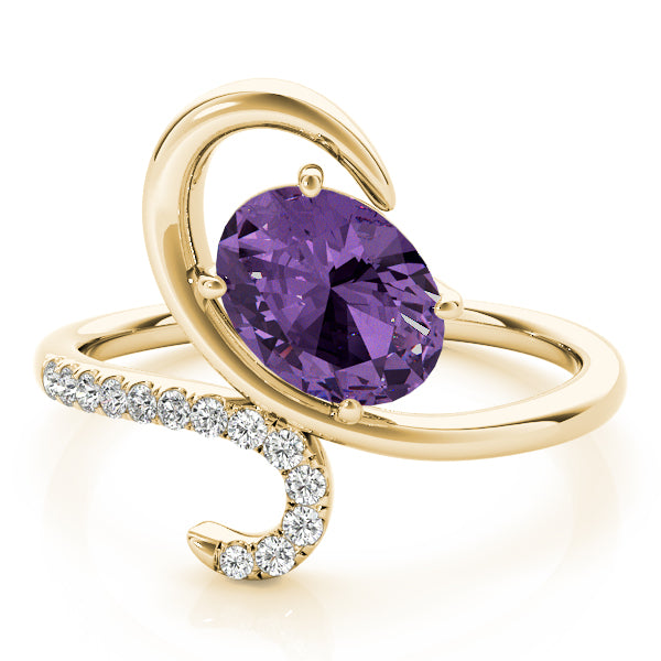Oval 8x6 Diamond Ring · 0.09 ct tw