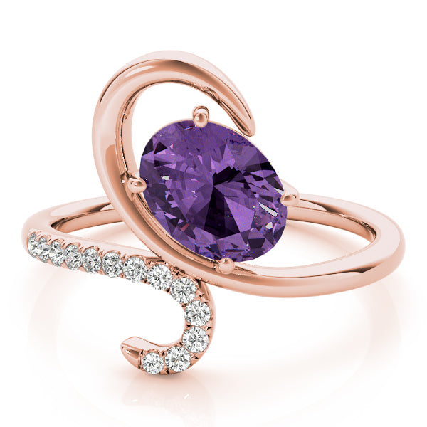 Oval 8x6 Diamond Ring · 0.09 ct tw