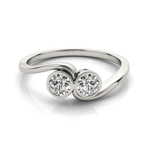 Round Two Stone Diamond Ring · 1.00 ct tw